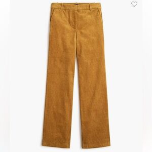 J. Crew Wide-Leg Corduroy Golden Brandy Pants - Size 6